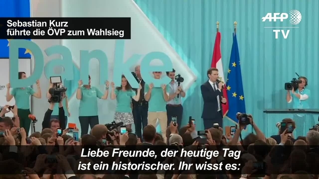 Kurz spricht von "historischem Tag" für die ÖVP