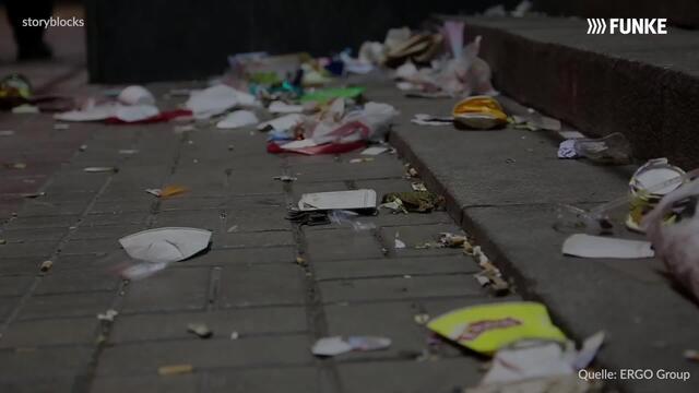 Müll auf der Straße - Achtloses Wegwerfen strafbar?