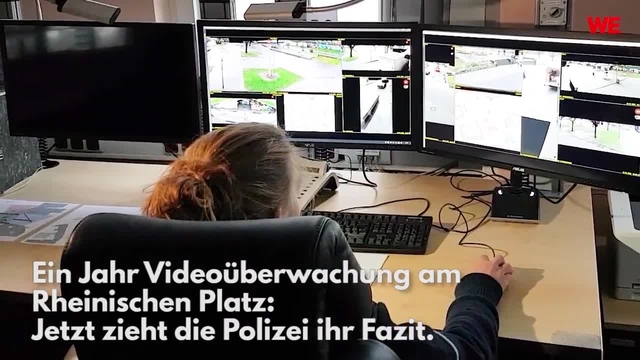 Ein Jahr Videoüberwachung am Rheinischen Platz: Polizei zieht Fazit.