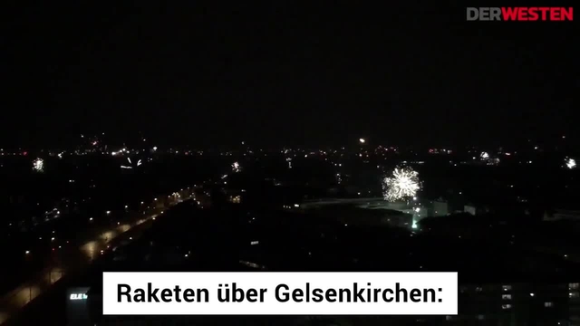 Raketen über Gelsenkirchen