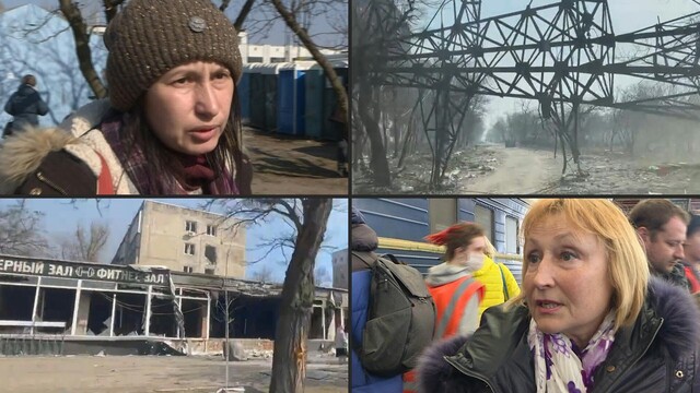 Flüchlinge aus Mariupol: "Alles ist zerstört"