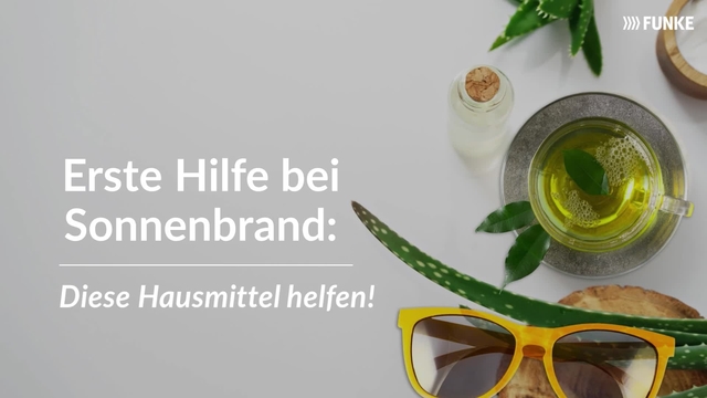Erste Hilfe bei Sonnenbrand: Diese Hausmittel helfen!