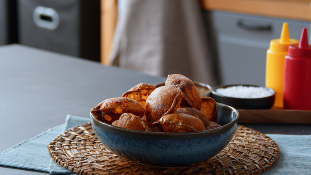 Frittierte Kartoffelballons: luftig-krosser Snack 