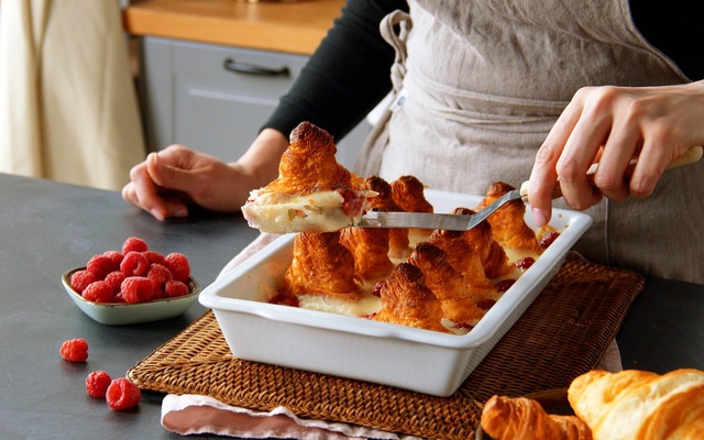 Croissant-Auflauf: ein himmlischer Genuss, den du lieben wirst