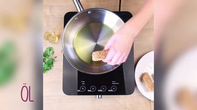 Schnell & lecker: Gebackener Feta mit Sesamkruste