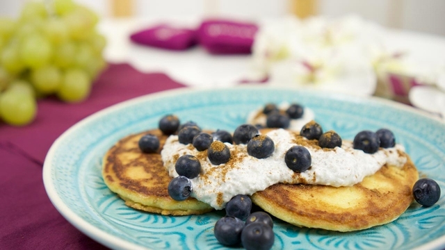 Sportler-Pancakes zum Fr&uuml;hst&uuml;ck: viel Eiwei&szlig; & viel Energie f&uuml;r den Tag