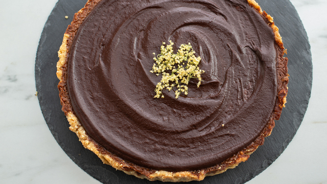 G&ouml;ttliches Rezept f&uuml;r eine dekadente Schokoladentarte