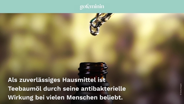 Teebaum&ouml;l gegen Pickel: Was ist dran am Hausmittel?