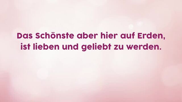 Kurz, knackig, romantisch: Die 10 sch&ouml;nsten Liebesspr&uuml;che